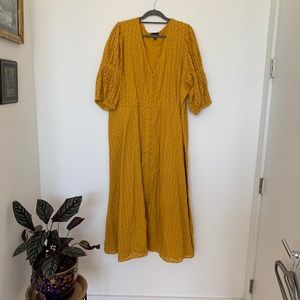Eloquii Dresses - ELOQUII Yellow Eyelet Dress Eloquii Dresses - ELOQUII Yellow Eyelet Dress